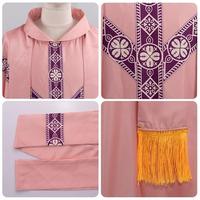 Robe longue à col rond de haute qualité pour prêtre catholique, costume formel d'église, tenue liturgique pour chœur, robe religieuse, costume de cosplay