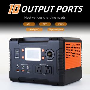 Stazione di Energia Solare Portatile 600W per Campeggio all'Aperto Onda Sinusoidale Pura Batteria agli Ioni di Litio 150000mAh Stoccaggio Mobile Facile EL600 - Product Image 3