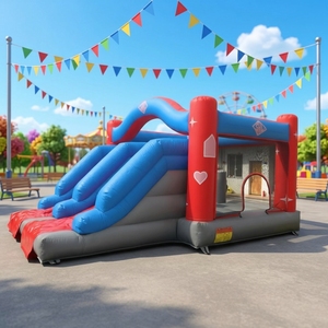 Château gonflable combiné pour tout-petits WINSUN, personnalisable, <span class=keywords><strong>pas</strong></span> <span class=keywords><strong>cher</strong></span>, location, manèges, trampoline, grand château gonflable commercial d'intérieur - Product Image 1