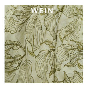 قماش حرير عضوي جديد بنمط الباتيك مطبوع رقميًا بنقش أوراق استوائية خفيف الوزن 100% حرير - Product Image 2