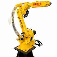 Bras robotisé articulé à 6 axes, portance de 12 kg, portée de 1410 mm, avec PLC et moteur, robot de soudage laser avec suivi de couture pour la fabrication intelligente