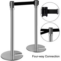 Système de ceinture de contrôle de Queue, barrière de support de ceinture empilable
