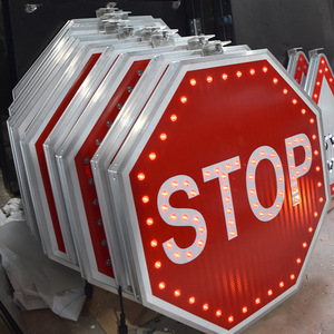 Panneaux routiers lumineux de nuit, signalisation publicitaire de qualité supérieure, panneaux de signalisation routière, panneaux de limitation de vitesse sur autoroute, plaque en aluminium personnalisée - Product Image 1