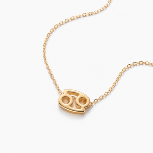 Birthday Gift Gold Plated 12 Zodiac Sign Pendant Wish Card Charm Gold Chain <b>Choker</b> Astrology Necklace Jewelry for Women - Product Image 5