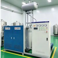 Chaudière industrielle électrique horizontale 550 kW à eau chaude et huile thermique, entièrement automatique, vente directe usine