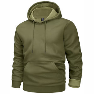 Logo personnalisé imprimé couleur unie sweats à capuche pour hommes de haute qualité respirant hommes sweats à capuche séchage rapide prix bon marché - Product Image 1