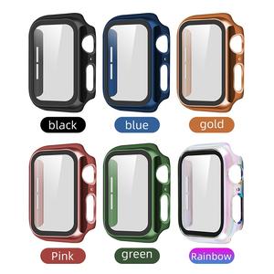 Qidian PC elektrolizle temperli cam koruyucu kılıf kapak Apple izle serisi 1/2/<span class=keywords><strong>3</strong></span>/4/5/6/7/8/9/ultra - Product Image 6