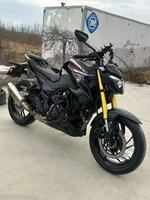 Moto de rue à essence d'occasion Haojue DR300 300CC, moteur haute puissance, accélération fluide, durable, pour la conduite sportive quotidienne