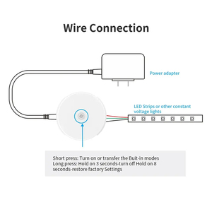 DC12-48V RGBW thông minh Wifi UFO <span class=keywords><strong>LED</strong></span> Strip điều khiển ánh sáng 4 kênh thời gian Chức năng nhóm điều khiển âm nhạc chế độ làm việc Alexa Google - Product Image 5