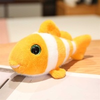 Jouets en peluche animaux marins en coton PP, figurines de crabe, requin, pieuvre, articles d'océanarium pour les prix des machines à griffes - 20cm-30cm, à partir de 14 ans