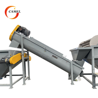Ligne de broyage et de lavage pour bouteilles PE PP, fûts HDPE, conteneurs, machine de recyclage des déchets PE PP