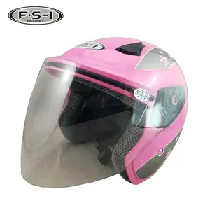Farbe optional Motorrad helm Motorrad zubehör mit Visier Anti-Schlag-Motor helme Halb gesichts helm Punkt zugelassenes Licht