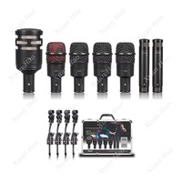 Audix DP72 Kit de microphone professionnel pour batterie Instrument de musique dynamique Ensemble de microphones pour batterie avec support