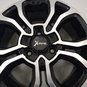 <span class=keywords><strong>Jantes</strong></span> en alliage X-RIMS 14x4.5 3x100 5 branches en maille noir brillant avec face usinée ET37 pour Daihatsu Hijet - Product Image 3