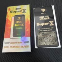 Vente en gros ESD Super X D OG Protecteur d'écran en verre trempé à haute teneur en aluminium pour Iphone 15 pro max film pour téléphone portable