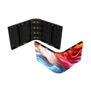 3D กลางแจ้งกันน้ำหน้าจอพิกเซล LED ขนาด4.81มม. แผงโค้ง10มม. สำหรับร้านค้าปลีกนิยายวิทยาศาสตร์ - Product Image 3