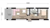 Villa moderne de luxe petites maisons maison préfabriquée mobile extensible avec salle de bain