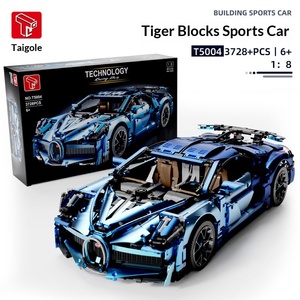 <span class=keywords><strong>Taigaole</strong></span> T5004/T5004A Galvanisierte Teile Sportwagen-Modell Kinder-Bausatz Kleinteilige Bausteine Spielzeug - Product Image 6
