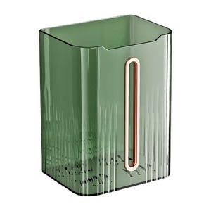 Wall Mounted Tissue Box Transparent Gold Green Plating Multipurpose Kitchen Living Room Bathroom Storage - Product Image 2