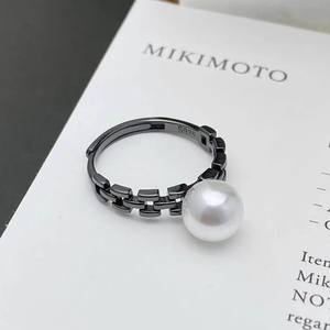 อุปกรณ์เสริม 10554DIY สำหรับผู้หญิง แหวนเงินแท้ S925 ตัวเรือนเปล่า สำหรับฝังมุกทรงกลมขนาด 11-13 มม. พร้อมเทคโนโลยีกรงเล็บ ปิดบังเครื่องประดับ - Product Image 2