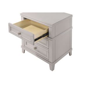 3 <b>Drawer</b> Nightstand With Usb Port Modern Bedroom <b>Storage</b> Cabinet - Product Image 6