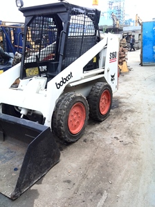 Chargeuse compacte Bobcat S160 d'occasion de haute qualité 3.5 tonnes meilleure vente de machines de construction avec chargeur frontal S160 S180 S300 - Product Image 6