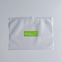 Pochette zippée de luxe UniOne avec logo personnalisé, taille et couleur au choix, fermeture éclair givrée, emballage pour divers articles, sac en plastique
