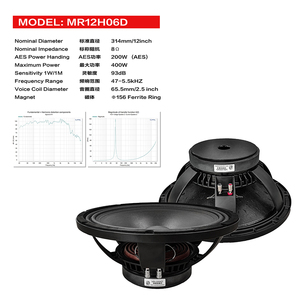 Altoparlante audio da 12 pollici ad alta efficienza, miglior suono, telaio in alluminio, sistema con bobina da 3 pollici, woofer per audio professionale S - Product Image 3