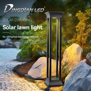 Lámpara <span class=keywords><strong>Solar</strong></span> de Jardín Dingdian Recargable de Larga Duración IP65 con Interruptor y Sensor de Luz, Lámpara de Paisaje <span class=keywords><strong>para</strong></span> Exteriores - Product Image 1