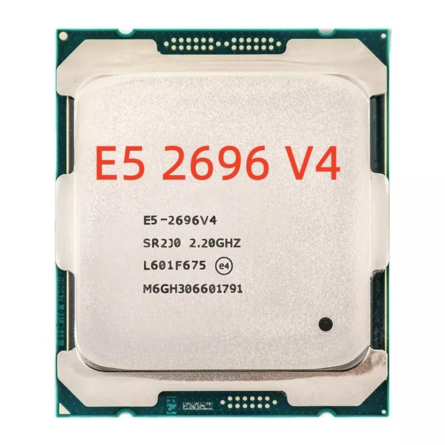 E5-2696 V4 Xeon E5-2696V4 CPU 22-cores 2.20GHZ 55MB 14nm LGA2011-3 E5 2696 V4 Processor E5 2699 V4 E5 2696 V3 E5 2680 V4