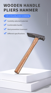 Martillo Industrial de Acero de Alta Resistencia con Cabeza Cuadrada y Mango de Madera para Cerrajeros y Carpinteros (Personalizable OEM) - Product Image 2