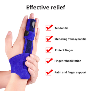 Attelle de compression réglable en néoprène de qualité médicale AOFIT pour l'alignement des doigts et la rééducation des doigts cassés - Product Image 6