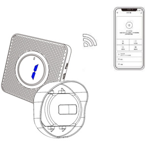 Tuya app điều khiển di động không dây thông minh ngoài trời không thấm nước chuông cửa Wifi kêu vang cảm biến chuyển động báo động pin cắm điện tùy chọn - Product Image 1