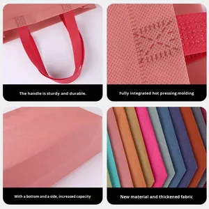 <span class=keywords><strong>Bolsa</strong></span> Ecológica Promocional de Tela No Tejida, Reutilizable, Portátil, con Asas para Camisetas, Económica, para Compras en Supermercados y Ropa Personalizada - Product Image 5
