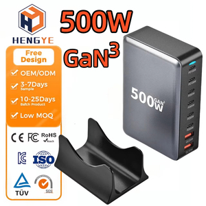 เทคโนโลยี GaN 65w 100w PD ที่ชาร์จโทรศัพท์มือถือ ที่ชาร์จแบบครบชุดพร้อมพอร์ต Type C  ที่ชาร์จ 500w หลายแรงดันไฟฟ้า  USB-C PD GaN Chargers - Product Image 1