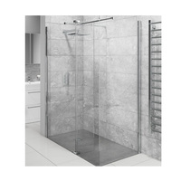 Panneau de douche pliant moderne en verre trempé avec cadre en alliage d'aluminium de 8 mm, sur mesure, pour hôtels, par un fabricant chinois