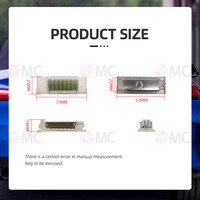 Luz de cortesía LED para el umbral de la puerta, para BMW F20 F21 F30 F31 F34 F32