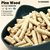 Litière pour chat en bois de pin naturel, anti-odeurs, absorption supérieure, à base de plantes, sans poussière, biodégradable, légère