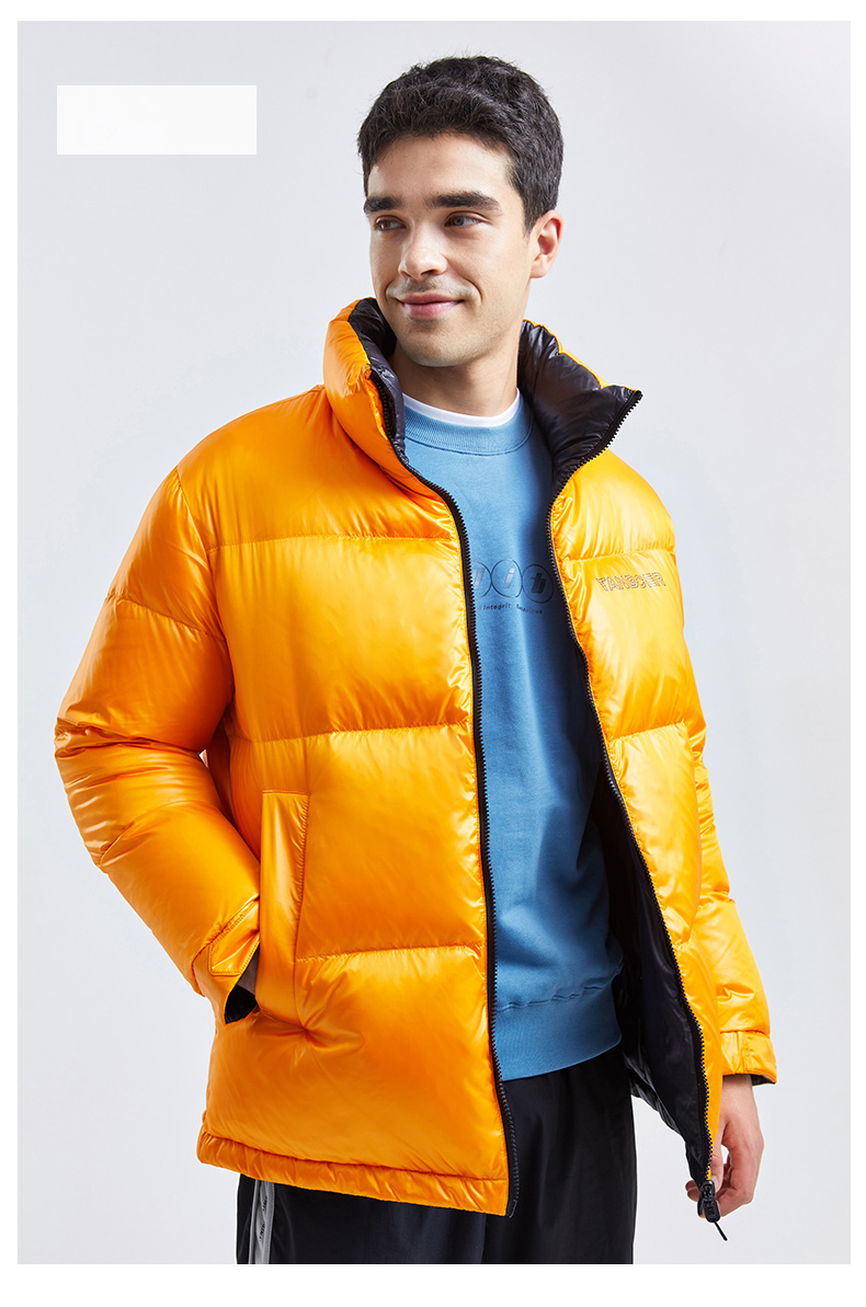 Áo khoác ngoài trời mùa đông dành cho nam Quần áo ngắn 2 mặt 100% Polyester 6