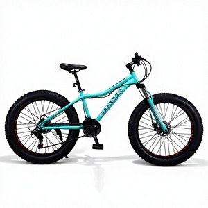 Horquilla de Bicicleta de Montaña de 26 Pulgadas con Aro Hueco, Suspensión, Cuadro de Acero al Carbono, Neumático Ancho de 40mm, Venta al por Mayor de Fábrica - Product Image 1