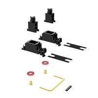 DUROCK V3 Stabilisateurs Base de support élastique innovante Stabilisateurs vissés Moins de réglage Stabilisateurs à montage sur circuit imprimé en or noir