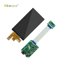 Écran TFT LCD personnalisé de 5,5 pouces à haute luminosité 1080x1920 1200 nits avec un angle de vision complet et une carte de commande pour usage industriel