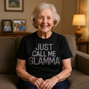 Maglietta promozionale Just Call Me Glamma per nonne di Glamma - Product Image 3