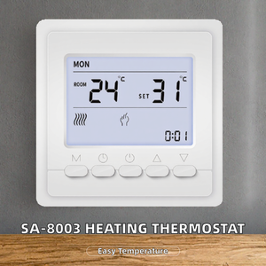 <strong>Double</strong>-an SA-8003 Flexible ABS Hydronic Heating Thermostat Electric Heating Film <strong>Controller</strong> for Hotel Apartment Use Room - Product Image 2