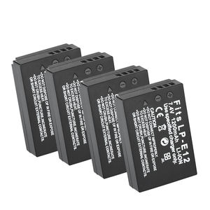 حزمة بطارية كاميرا بديلة LP E12 لكاميرات كانون SL1 100D Kiss X7 EOS <span class=keywords><strong>M</strong></span> M2 EOS M10 M50 M100 mAh - Product Image 1