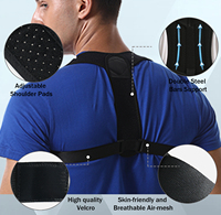 Haute qualité confortable haut du dos orthèse réglable dos clavicule soutien Posture correcteur pour hommes et femmes