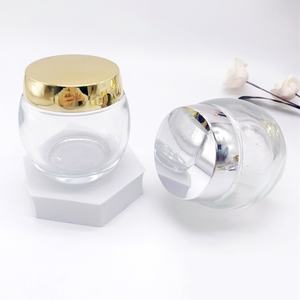 Vente en gros de pots cosmétiques en verre personnalisés de 15g/30g/50g/100g/120g, pots en verre pour crème pour le visage, emballage cosmétique - Product Image 4