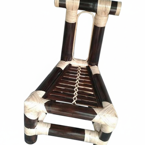 Chaise de café noir de Style français, chaise de salle à manger en bambou de jardin pour Restaurant, maison et hôtel, chaise d'extérieur - Product Image 1