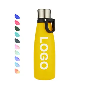 Custom Insulated Water Bottles Subzero Stainless Steel Metal Water Bottle with handle Self cooling water bottle