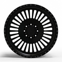 Jantes forgées à profil profond, polies ou noires, pour camion, 8x165.1 8x170 20 22 24 26 28 pouces, pour GMC Silverado 1500 2500 Ford F350 F450